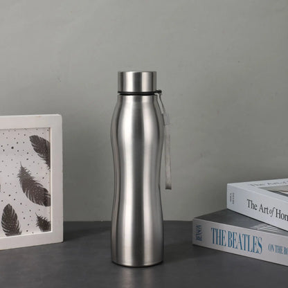 Stainless Steel Water Bottle Gourd Shape Sports Bottle Outdoor Tourism Direct Drinking Hand Rope Tumbler 750/1000ml