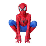 Kids Superhero Spider Costume Spandex Jumpsuit Halloween Cosplay Costumes Bodysuit Kids Head Cover Separation Party Set