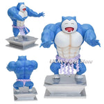 Pokemon Toys GYM Figurines Cartoon Fitness Muscle Man Action Figure Charmander Bulbasuar Squirtle Gengar Fit Model Anime Toys