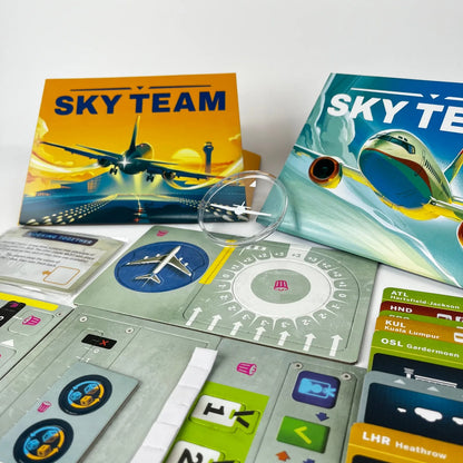 Scorpion Masqué, Sky Team, Board Game | Co-op Game | Ages 10+ | 2 players | 20 minutes