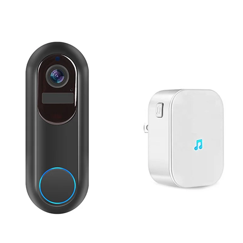 A99E-1080P Smart Wireless Video Doorbell Camera Wireless Smart Video Doorbell With Chime Two-Way Talk Night Vision