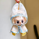 15-17cm Labubu Doll Clothes Dolls Raincoats Waterproof Rain Boots Shoes Set Clothing for Labubu Outfit Match Accessories Toys