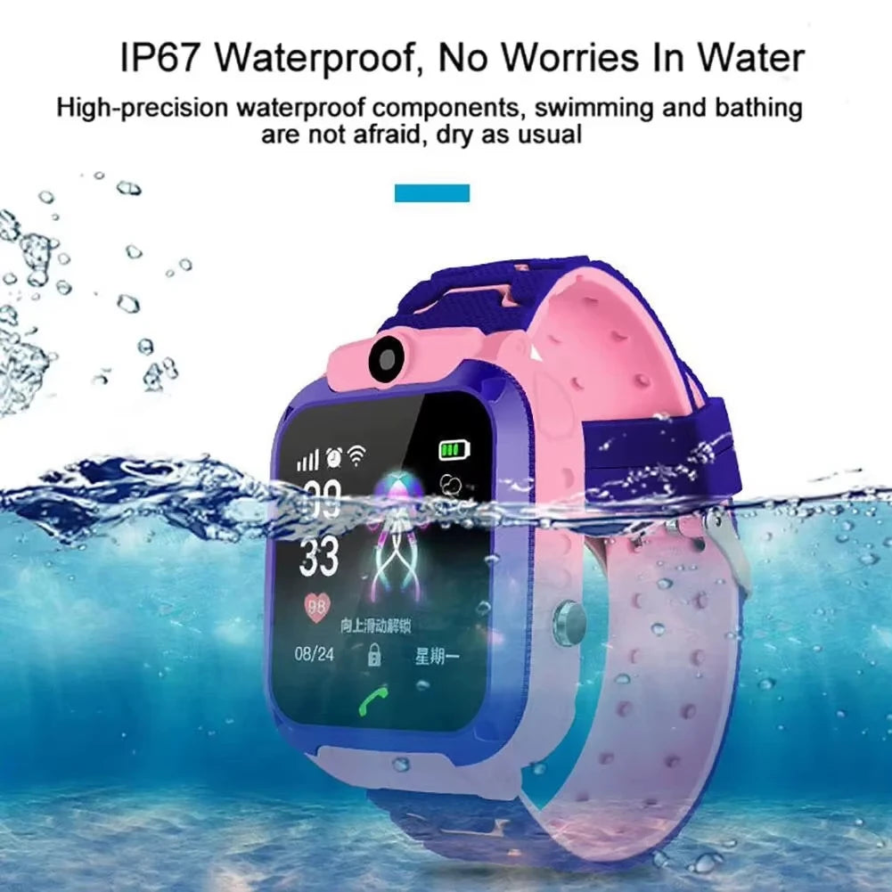 OPPO Kids Smart Watch SOS GPS Location Tracke Sim Card Call Child SmartWatch Camera Waterproof Watch Gift For Ios Android 2026