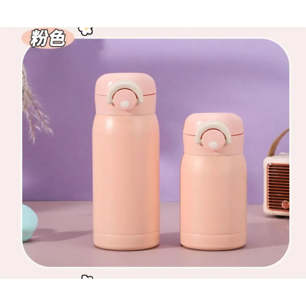 Stainless Steel Portable Pocket Thermal Water Bottle Camping Drinkware Outdoor 220ml/350ml Mini Thermos Cup Pocket Cup