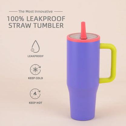 40 Oz Vacuum Flask Cup Thermos water Bottle Thermal Mug Large Capacity Stainless Steel Cold and Hot Tumbler Travel Car coffee