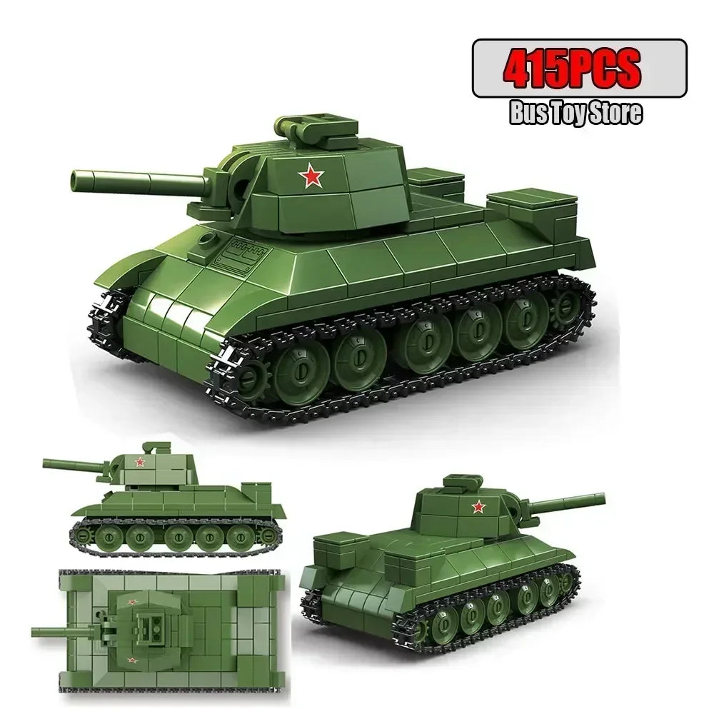 Germany Series Tank III L WW2 Military Series Tank Building Blocks  Bricks Model Set for Kids Educational Toys Christmas Gifts