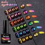 Rainbow Cat Magnetic Gel Nail Polish Starry Chameleon Galaxy Effect Semi Permanent UV Gel Varnish Soak Off Nail Supplies DIY