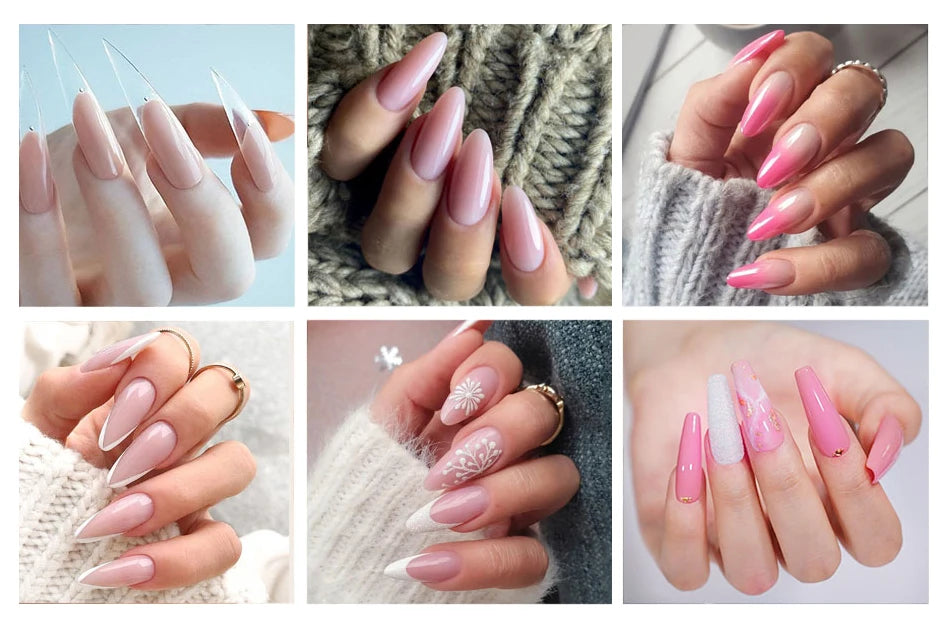 30ML Hard Gel For Nail Extension Milky White Builder Constructor Gel Self Leveling Reinforcement Nail Gels Camouflage Manicure