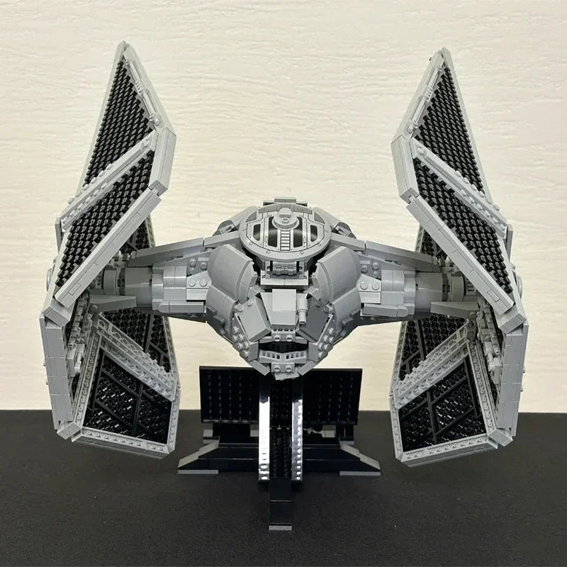 1931pcs Spaceship TIE Interceptors Building Blocks Modified Imperial Fighters Model DIY Assembly Bricks Toys Gift 75382