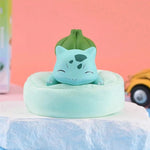 Pokemon 6 Styles Genuine Toys Pikachu Bulbasaur Snorlax Jirachi Komala Cute Anime Figure Model Dolls With Dustproof Cloth Pad