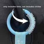 Labubu Anti Drop Buckle Silicone Rope Keychain Protection Ring Colorful Winding Fixed Anti Drop Labubu Accessories