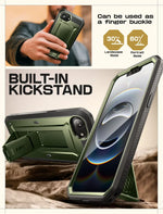 SUPCASE For iPhone 16e Case 6.1" (2025) UB Pro Military-Grade Protection Full Body Phone Case with Built-in Screen Protector