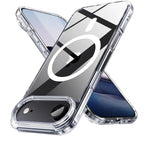 Magnetic Magsafe Wireless Charging Case For iPhone 17 Pro Max iPhone17 Air Clear Hybrid Hard Cover Soft Shell For iPhone17ProMax