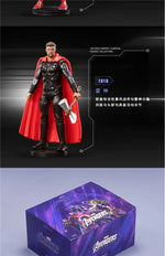 Avengers Legends Iron Man Spider Man Thor Captain America Thanos Hulk War Machine Action Figures Gif