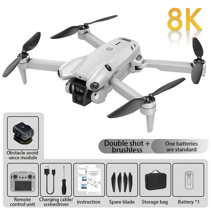 Xiaomi S101 Drone 8K HD Professinal Dual Camera 20000M 5G WiFi 120° Wide-angle ESC UAV With screen Obstacle Avoidance Quadcopter