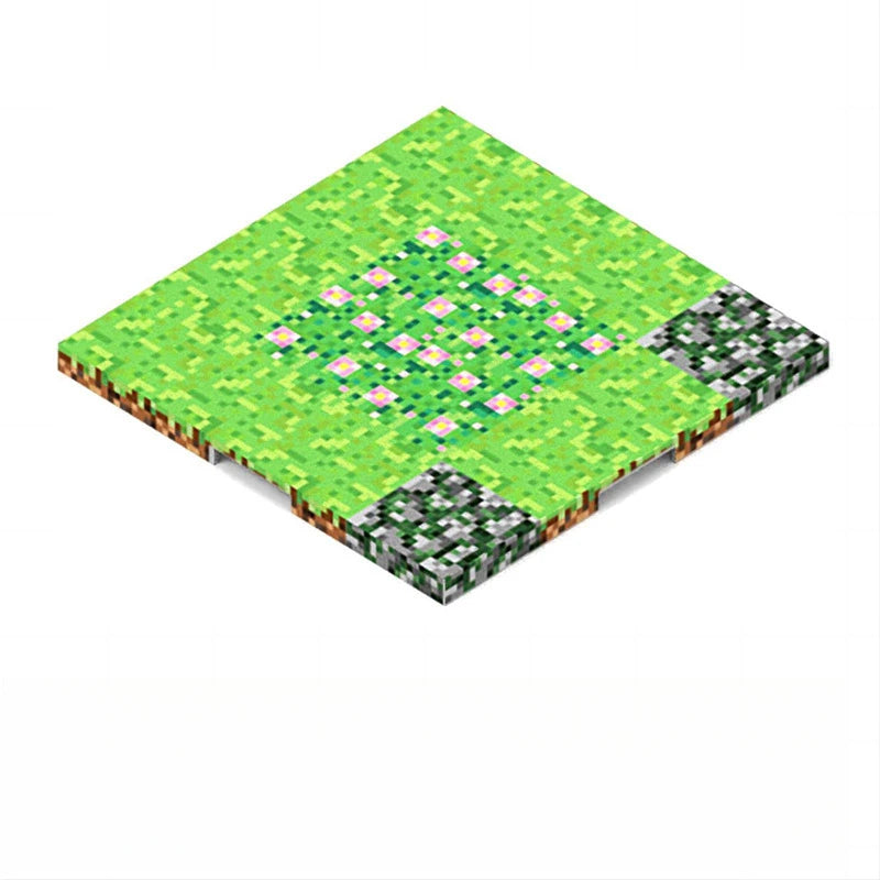 Magnetic Base Plate Variety Baseplates Match Mine World Magnetic Building Blocks DIY Toys for Boys and Girls Children Toy Gift