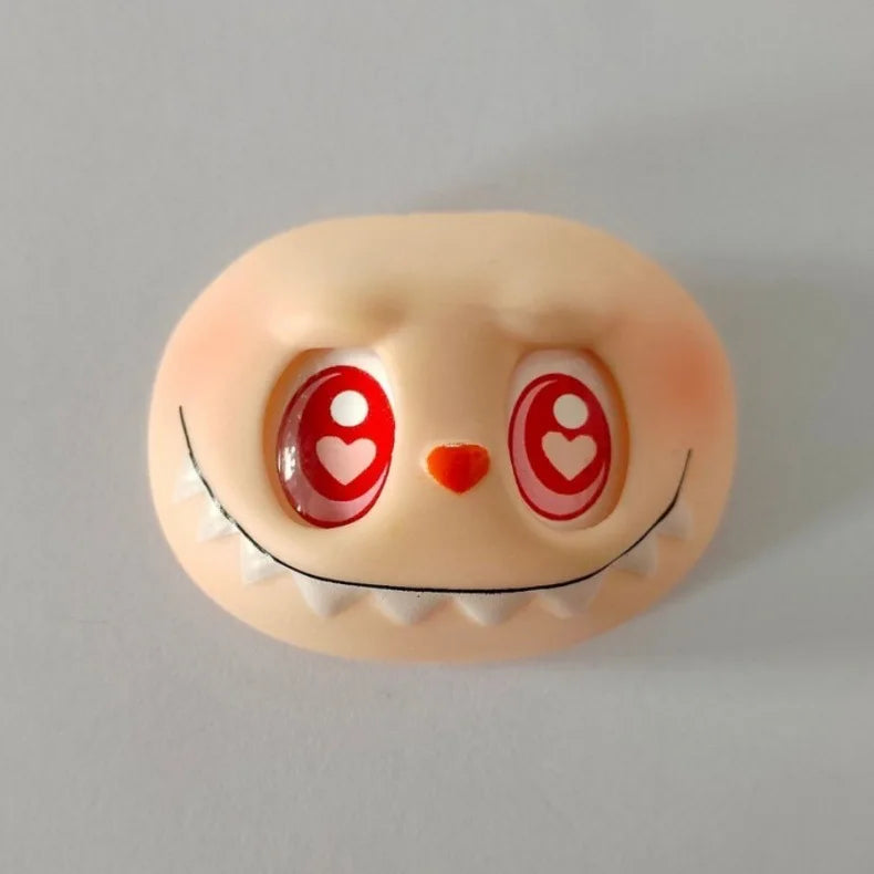 Labubu Doll Parts DIY Kit PVC Face Changing Accessories Hands Feet Replacement Supplies for DIY Doll Makers Collectors