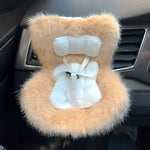 15-17cm doll Seat  Labubu carseat Safety Seat Cute Doll Air Outlet Aromatherapy decoration high-grade Car Interior Decoration