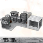 WW2 Army Military Base Model Building Kits Boys Toys Gifts Army Supplies Military Construction Building Blocks Sets