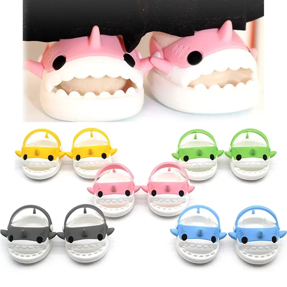 Slipper Shoes Macaron Style 17cm Labubu V2 V1 Doll Shoes Capybara Casual Sandal Dolls Accessories DIY Doll Toys