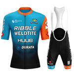Short Sleeve Road Bike & MTB Racing Kit, Breathable Summer Bicycle Clothing with Bib Shorts