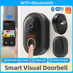 2025 Smart Doorbell Pro: Weatherproof, 1080P Video Intercom & Night Vision, Tuya App Alerts for Home Security Package