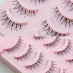 New Manga Lashes Soft Natural Eyelashes Thick False Eyelashes Manga Eyelashes Daily Dating Makeup Eyelashes Lashes Wispy