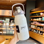 1.3L/1.7L Large Capacity Thermo Bottle Outdoor Mug Stainless Steel Thermos Water Bottle Portable Vaccum Flask Cold And Hot Tumbl