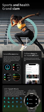 Xiaomi 760mAh Large Battery Outdoor Smart Watch Men 1.85 inch HD Screen GPS Compass Bluetooth Call IP68 Waterproof Smartwatch