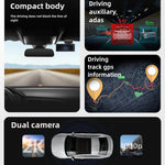 4K HD Dual Lens Dash Cam Car DashCam 3.16 IPS Screen 2K 1080P Camera Recording WiFi GPS Parking Monitoring ADAS Loop Recording