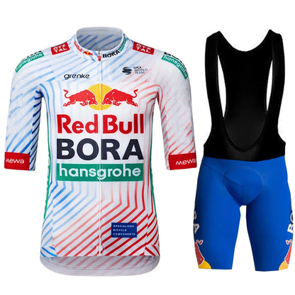 Red Bull Bicycle Clothing Jersey Cycling Uniforms for Men Jacket Team Set Bike Man Sports Bicycles Men's Cycling Suit Road Bikes