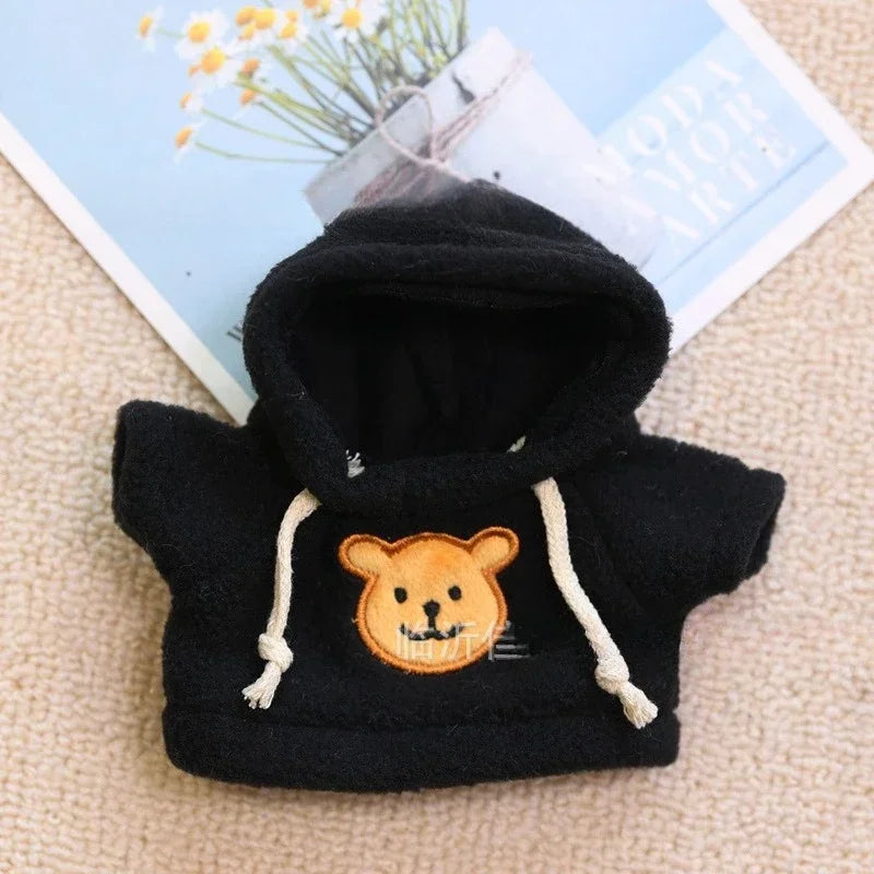 Labubu Doll Clothes Hoodie Labubu Idol V1 V2 Dolls Clothing Accessories 15/17cm Plush Doll Universal