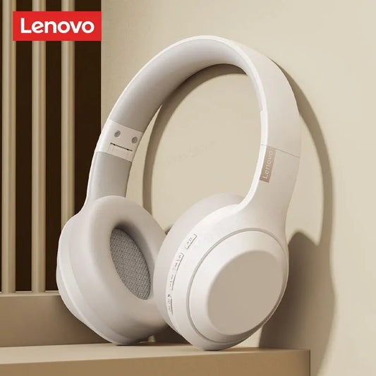 Lenovo TH10 Wireless Bluetooth Headset HIFI Stereo Earphones Foldable Over Ear Earbuds Sports Game Headphones with Microphone