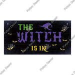 Putuo Decor Halloween Wooden Hanging Pendant Door Sign Pumpkin Ghost Bat Swith Greeting Doorplate Wood Crafts Happy Halloween Da