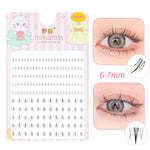 5-7mm Air Lower Eyelashes Fairy Fake LashesSegmented Natural Under Lashes Manga Bottom Lashes Makeup Eyelash Makeup Tool10 Rows
