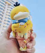 Cute Kawaii Pokemon Pikachu Snorlax Psyduck Bulbasaur Icecream Figure Toys for Girls
