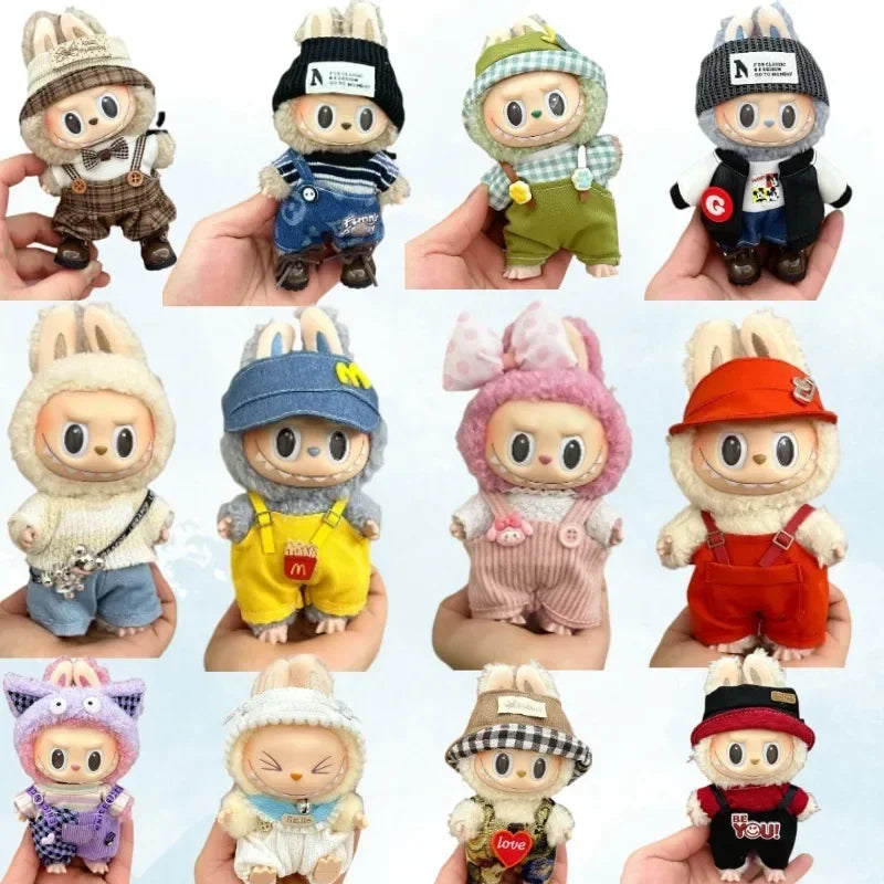 Labubu Accessories Clothes Designer Suitable for V1 V2 V3 Labubu Pendants Cute Personality Fashion Birthday Gift