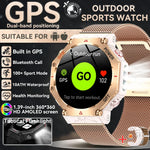2025 New T-Rex 3 Ultra GPS Men SmartWatch 10ATM Waterproof Built-in Dual-band GNSS Compass Military Sport Flashlight Smart Watch
