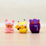 Pokemon Fool Stupid Pikachu Bulbasaur Charmander Squirtle Cute Figure Collection Model Toys