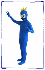 Cosplay Costumes Boy Halloween Blue Monster Jumpsuit Carnival Birthday Party Show Costume Girl Suit Horror Game Novelty Gift Set
