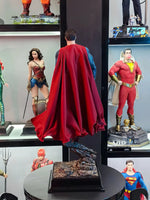 DC Justice League Superman Cold Cast Resin Statue - Museum Grade GK Figure, Hand Painted Collectible Model Gift