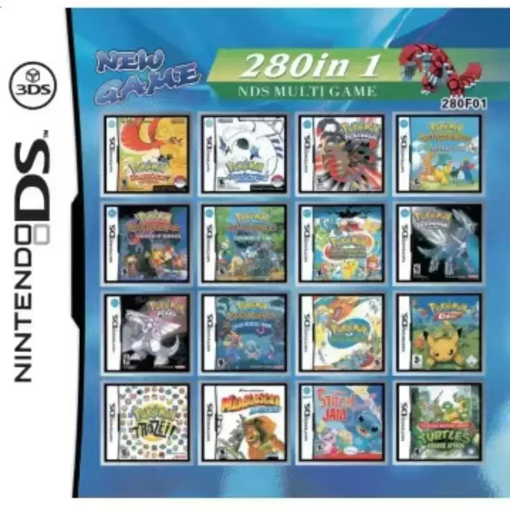 DS/NDS/3DS/NDSL Game Cartridge – All-in-One Video Game Collection for Handheld