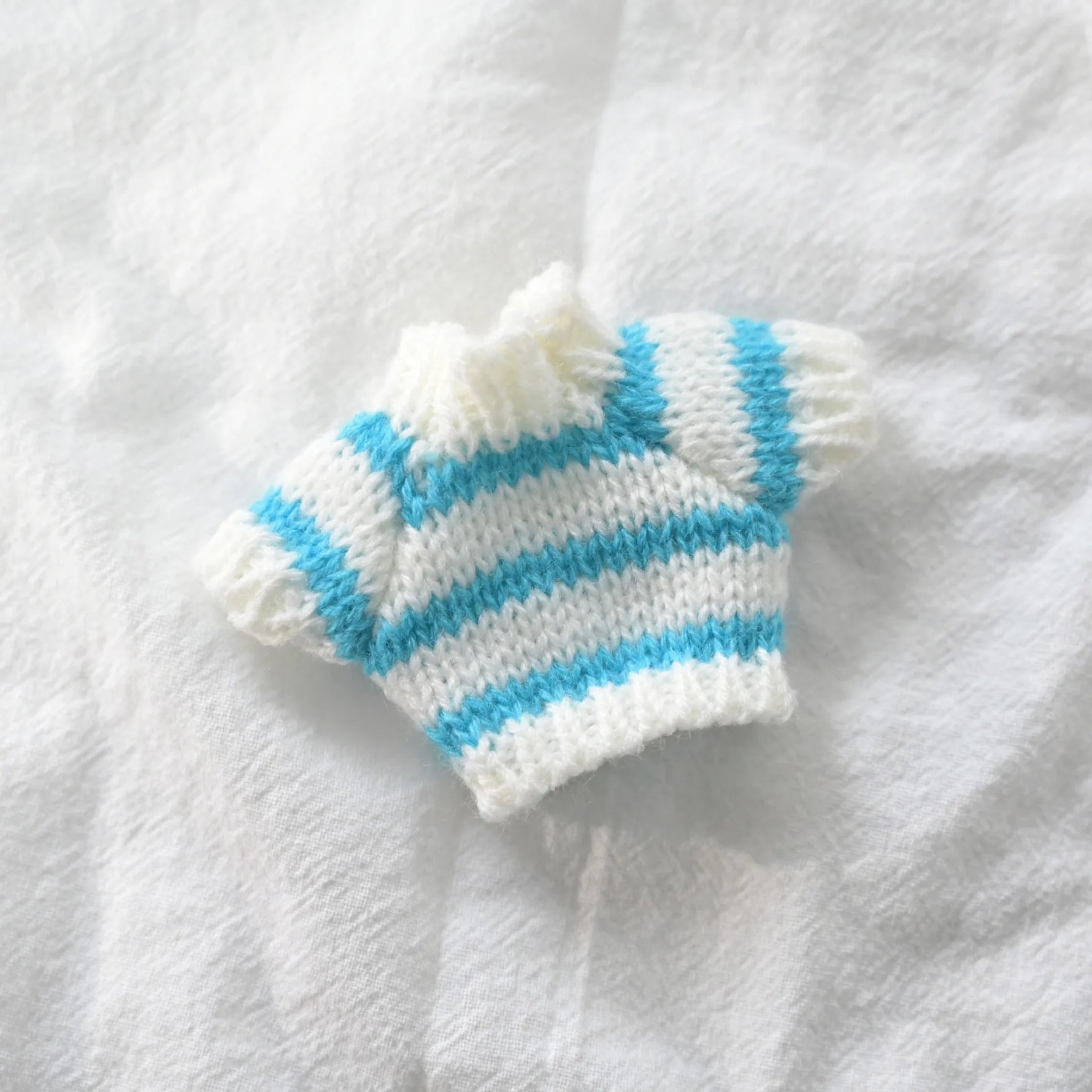 For Labubu'S Clothes Striped sweater outfit Match with hat pendant  Can match according to your preferences Labubu Accessories