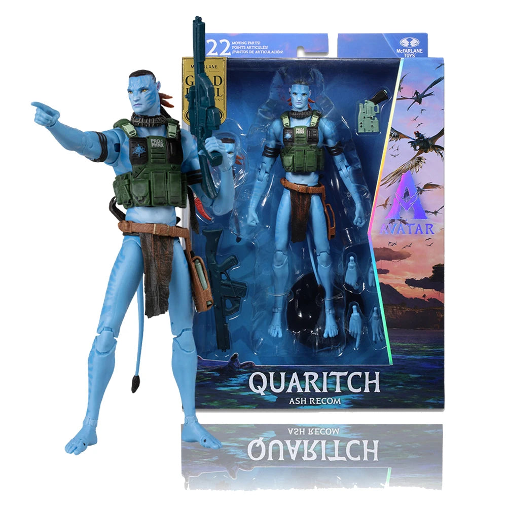 McFarlane Toys Avatar Jack/Colonel Quatch/Grey Leader/Natili/Grey Colonel Quatch/Ikran 7inch Action Figures Model Doll