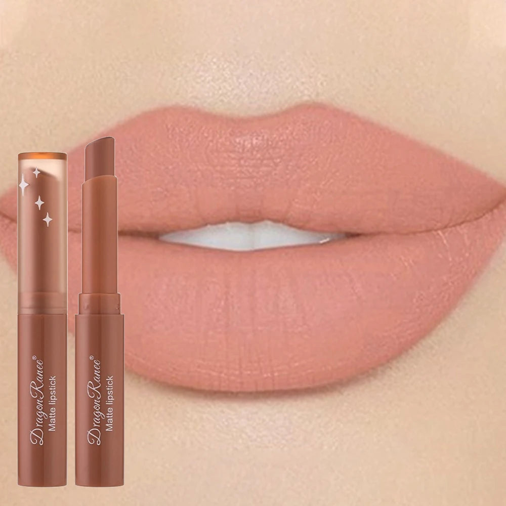 Nude Matte Lipstick Waterproof Lip Sticks Not Fading Sexy Red Velvet Lipsticks for Women Make Up Long Lasting Lip Cosmetics