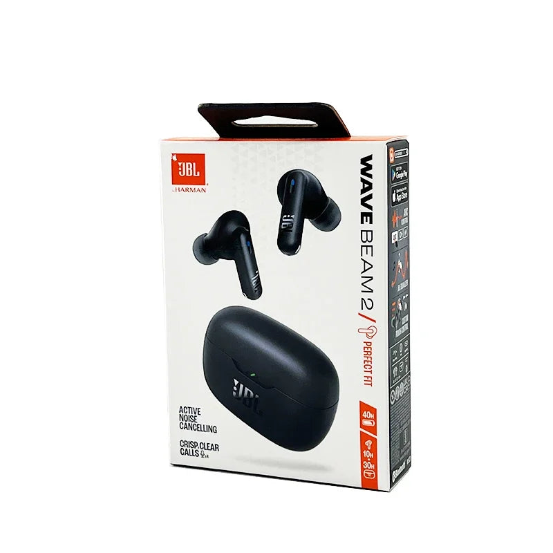 JBL Wave Beam 2 True Wireless Earbuds with Active Noise Cancelling