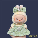 【Only Clothes】Mini Doll'S Clothes Outfit Accessories for Ropa Labubu and 10cm Cotton Doll Baby Replacement Clothes Clothing Gift