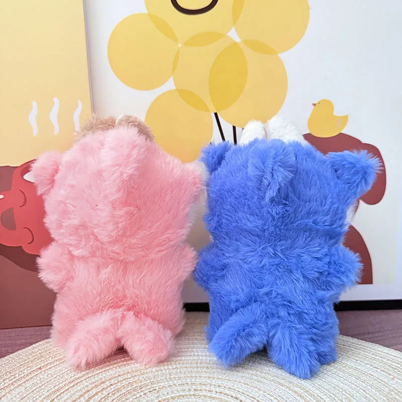 Abubu Doll Clothes Cute Cartoon Jumpsuit for Labubu Idol V1 V2 Dolls Clothing Accessories 15/17cm Plush Doll Universal