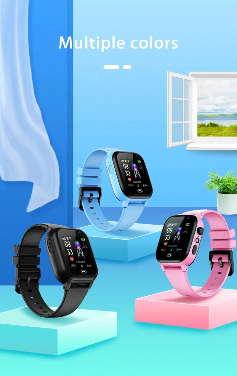 Xiaomi MIJIA Kids 4G Smart Watch Sim Card Call SOS GPS Location Child SmartWatch Camera Waterproof Watch For Boys Girls Present