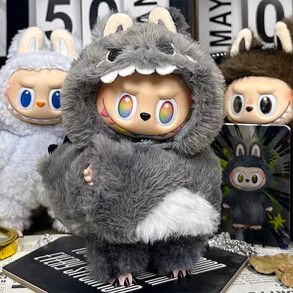 Suitable for labubu sitting party baby clothes 123 generation blind box Labubu baby clothes Labubu cute monster plush suit